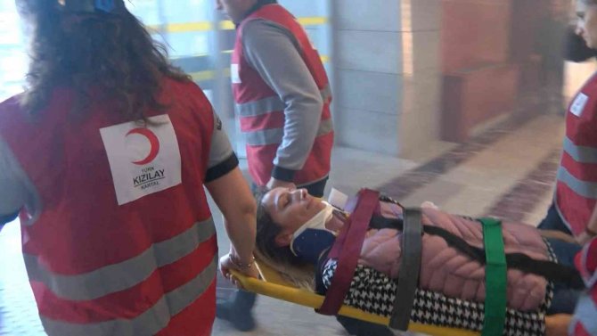 İ̇stanbul Anadolu Adalet Sarayı’nda Film Gibi Yangın Tatbikatı