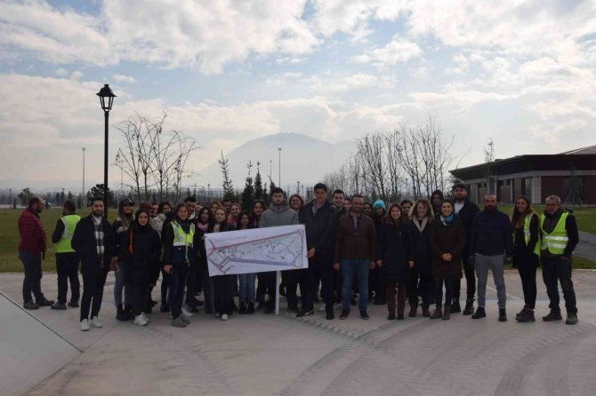 Nevü’lü Peyzaj Mimar Adaylarından Türkiye’nin İkinci Büyük Millet Bahçesi Şantiyesine Teknik Gezi