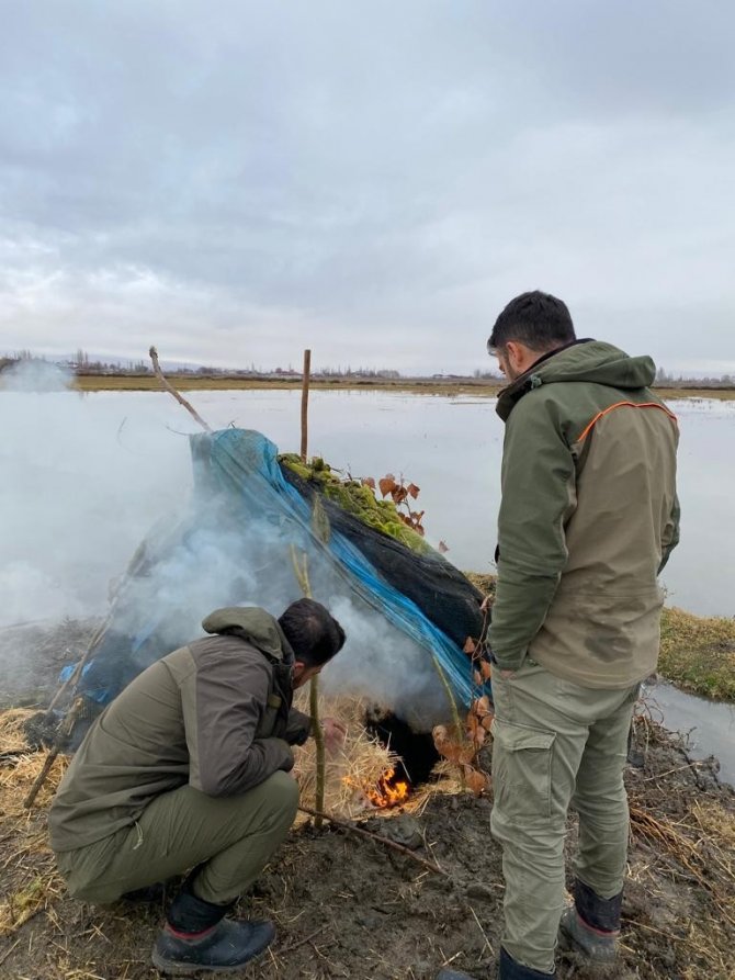 Av İçin Kullanılan Gümeler İmha Edildi