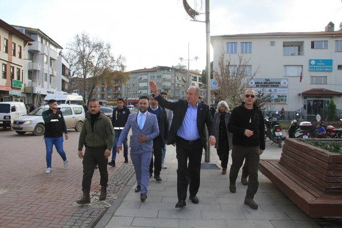 Muharrem İ̇nce Kula’da Esnaf Ziyareti Yaptı