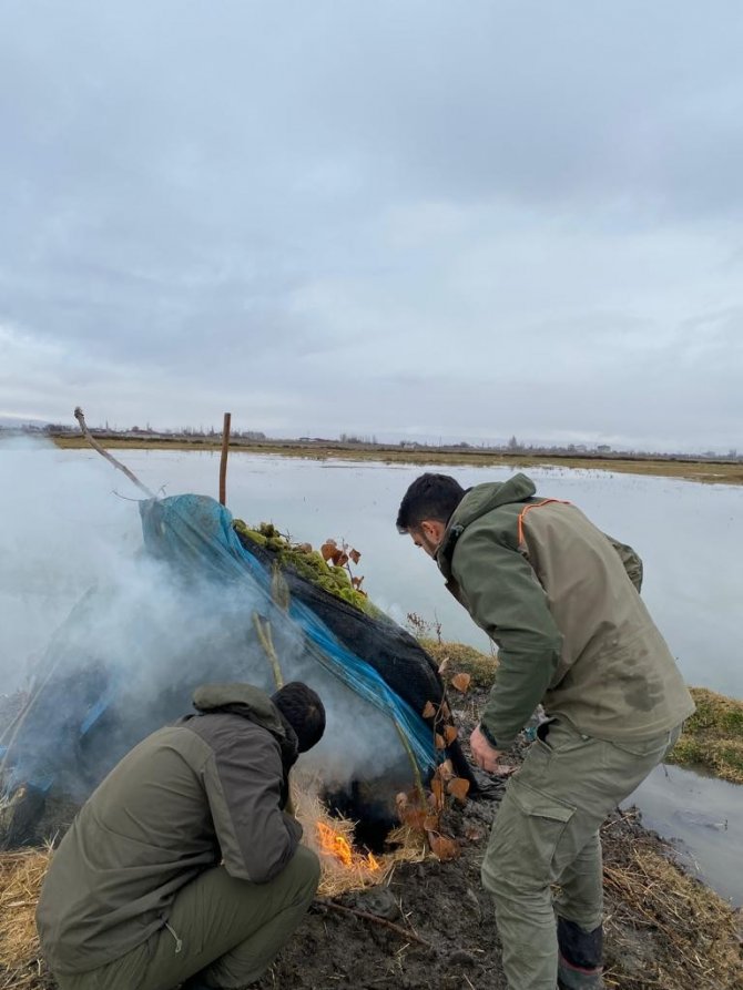 Av İçin Kullanılan Gümeler İmha Edildi