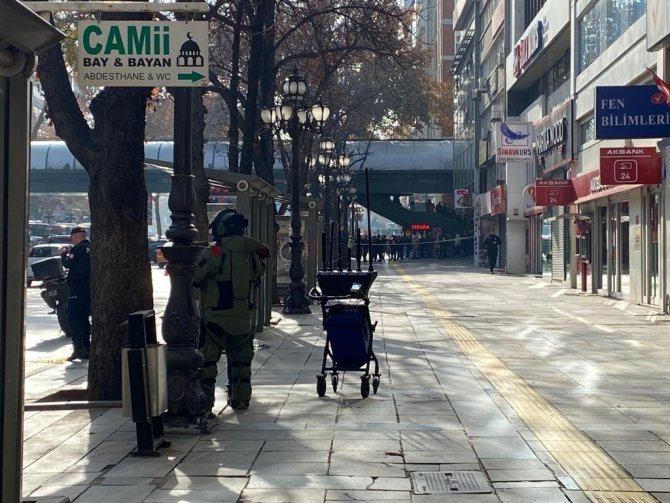 Başkentte Korkutan Şüpheli Valiz İhbarı