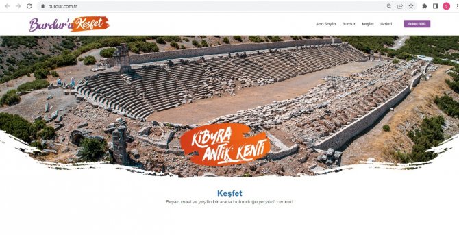 Burdur’un Tanıtımı İçin Kurulan İnternet Siteleri Erişime Açıldı