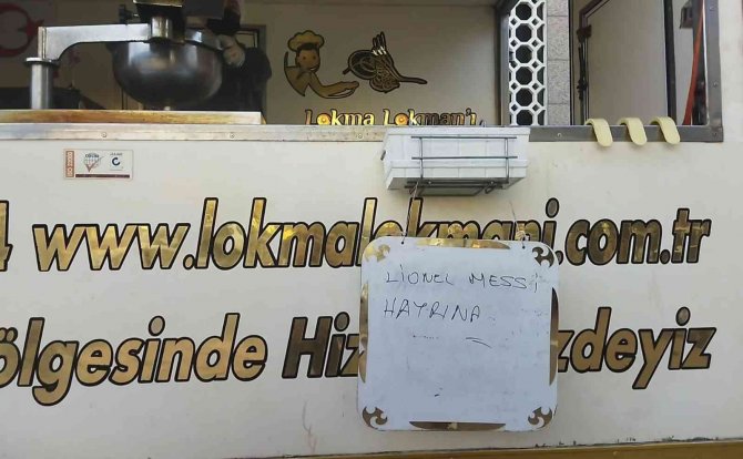 Bursa’da Messi İçin Lokma Dağıtıldı