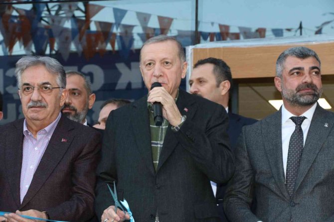 Cumhurbaşkanı Erdoğan, Mardin Ak Parti İ̇l Başkanlığı Binasını Hizmete Açtı