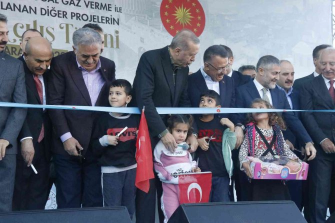 Cumhurbaşkanı Erdoğan Mardin’de Güncel Değeri 17,5 Milyar Olan Projelerin Açılışını Yaptı