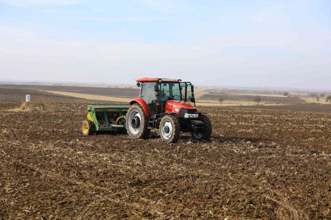 Denizli’de Çiftçilere Dağıtılan Sertifikalı Tohumlar Toprakla Buluştu