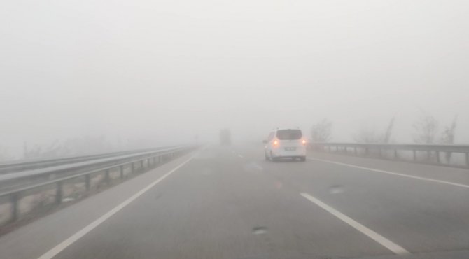 İ̇slahiye’de Yoğun Sis Etkili Oluyor