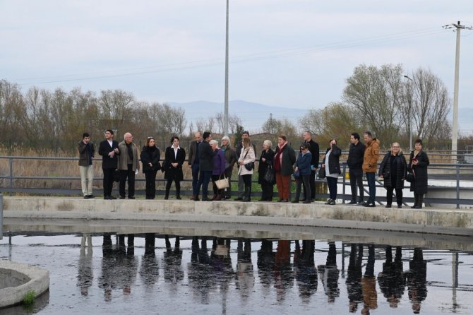 Gema Vakfı Salihli Atıksu Arıtma Tesisini Gezdi