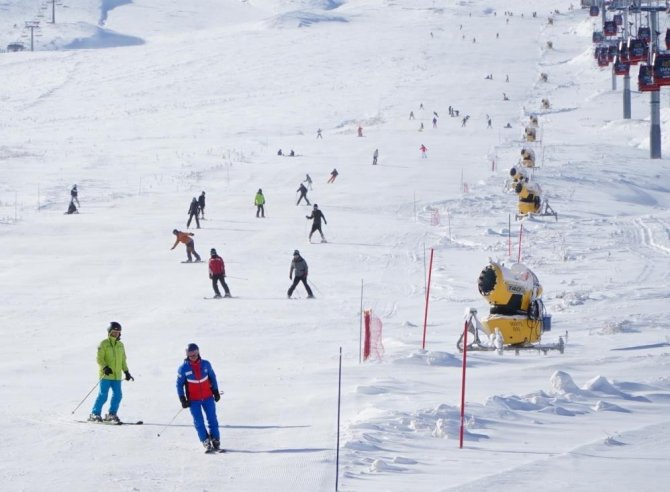 Erciyes’te Sezona Kar Engeli
