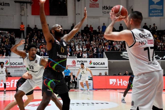 Basketbol Süper Ligi: Aliağa Petkimspor: 97 - Beşiktaş Emlakjet: 83