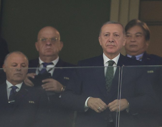 Cumhurbaşkanı Erdoğan, Dünya Kupası Finalini İzliyor