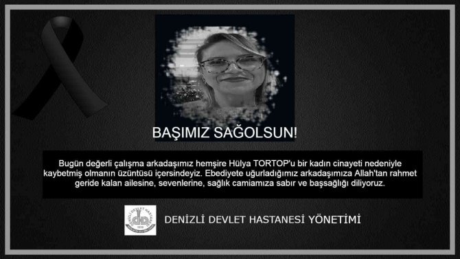 Meslektaşlarından Cinayete Kurban Giden Hemşireye Son Veda