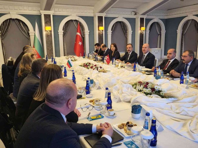İ̇çişleri Bakanı Soylu, Bulgar Mevkidaşı Demerdzhiev İle Bir Araya Geldi