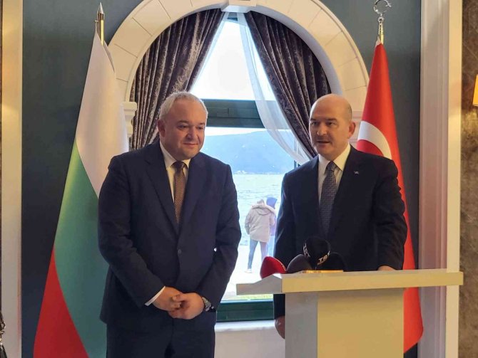 İ̇çişleri Bakanı Soylu, Bulgar Mevkidaşı Demerdzhiev İle Bir Araya Geldi