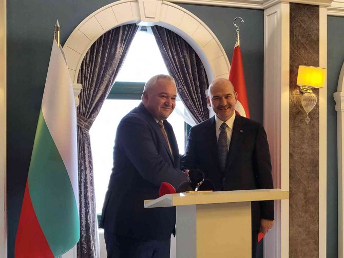 İ̇çişleri Bakanı Soylu, Bulgar Mevkidaşı Demerdzhiev İle Bir Araya Geldi