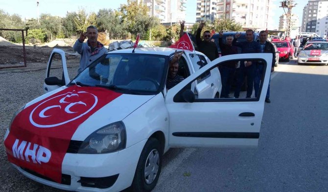 Bahçeli’yi Karşılamaya Binlerce Araç Gitti