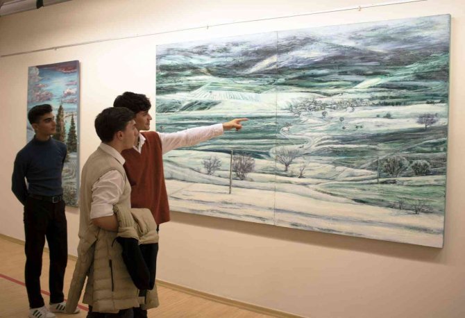 Sanko’da "Görünürler" Resim Sergisi Devam Ediyor