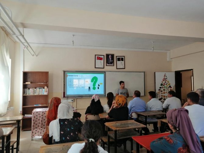 Uludere’de 1278 Kişi ’Aile Okulu Veli Eğitimi Projesi’den Yararlandı