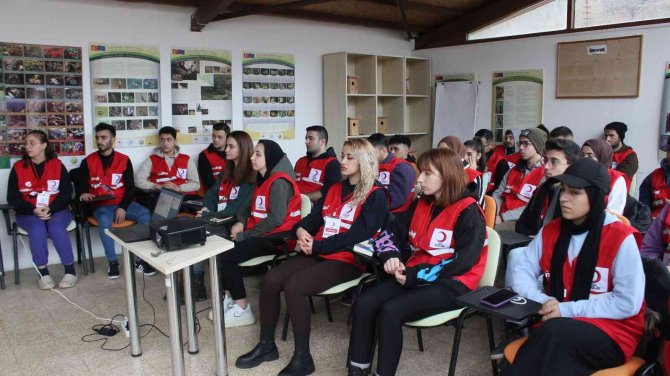 Istranca Dağı Eteklerinde Afet Eğitimi