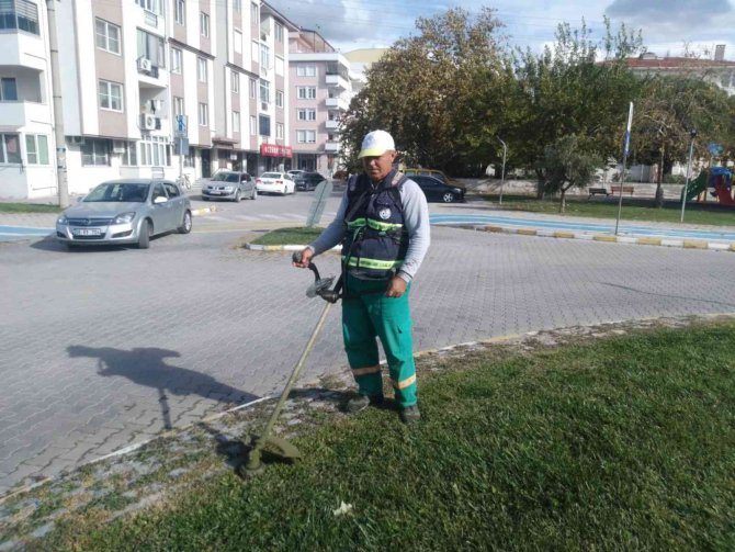 Burhaniye Merkezde Parklar Yenileniyor