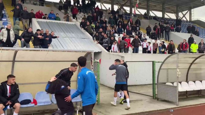 Amatör Maçta Korku Dolu Anlar