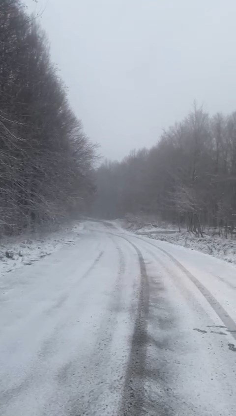 İ̇znik‘te Kar Etkisini Sürdürüyor