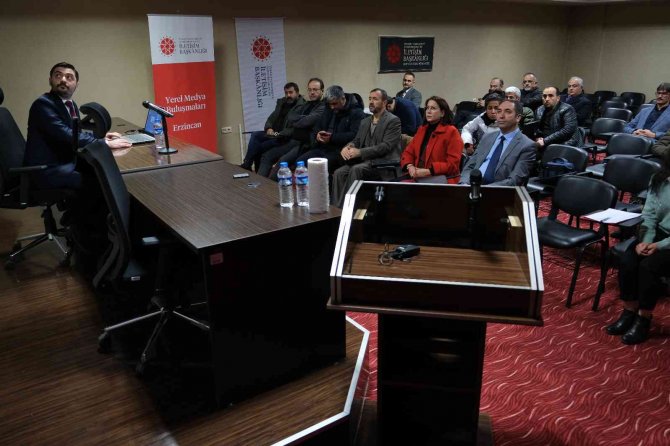 Cumhurbaşkanlığı İ̇letişim Başkanlığı Erzincan Bölge Müdürlüğünün Faaliyetleri Anlatıldı