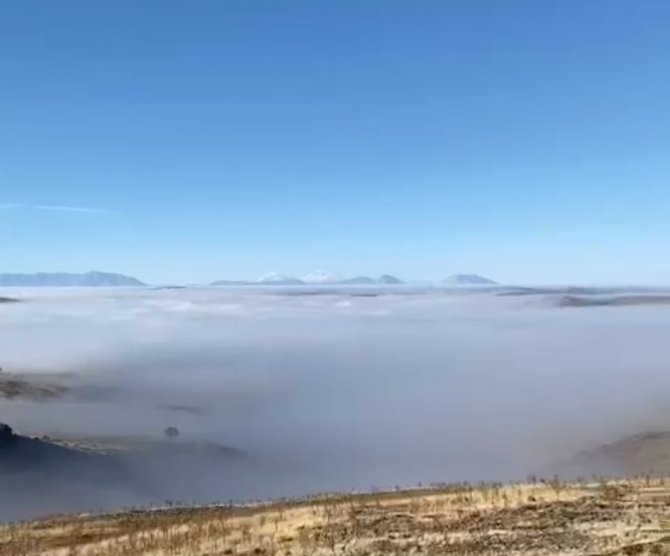 150 Bin Nüfuslu İlçe Sis Denizinde Kayboldu