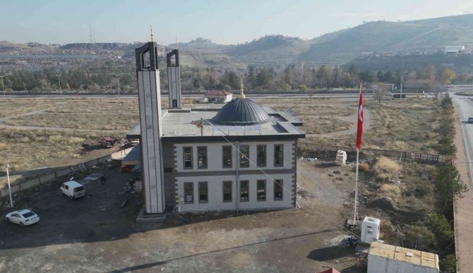 Melikgazi’de Şehitler Cami Sona Yaklaşıyor