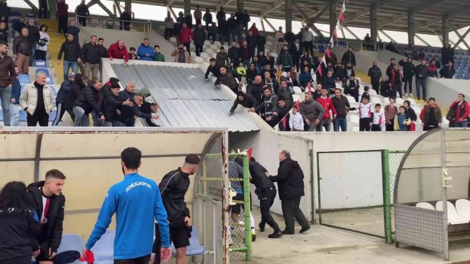 Amatör Maçta Korku Dolu Anlar