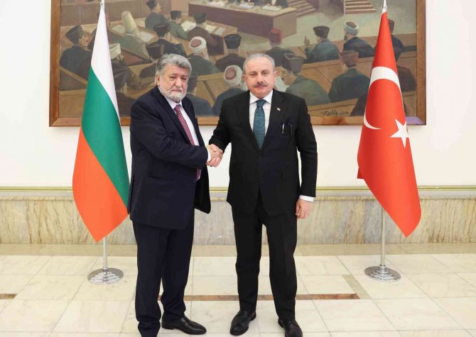 Tbmm Başkanı Şentop, Bulgaristanlı Mevkidaşı Raşidov İle Görüştü