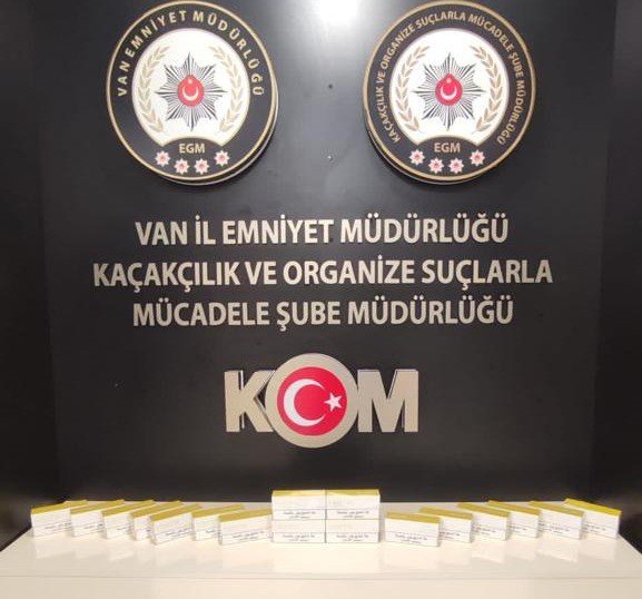 Van’da 170 Adet Elektronik Sigara Likidi Ele Geçirildi