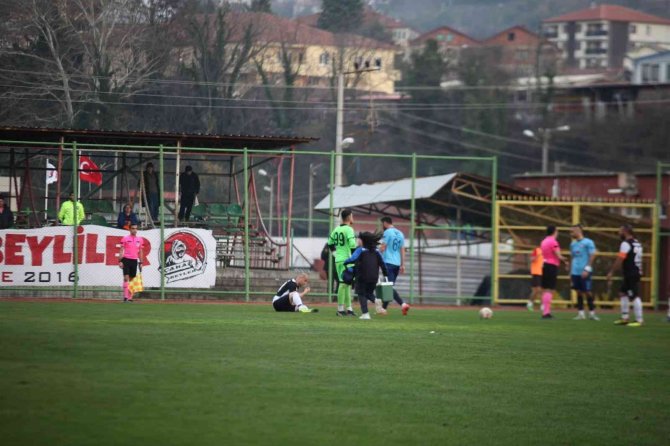 Amatör Maçta Korku Dolu Anlar