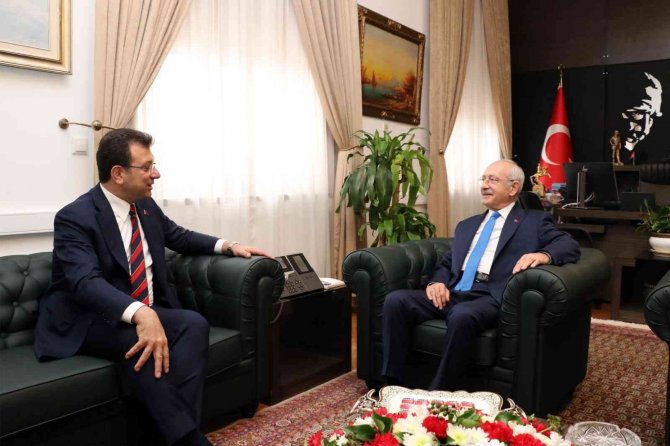 Kemal Kılıçdaroğlu, Ekrem İ̇mamoğlu’nu Kabul Etti
