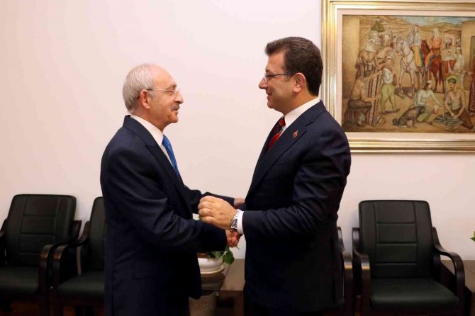 Kemal Kılıçdaroğlu, Ekrem İ̇mamoğlu’nu Kabul Etti