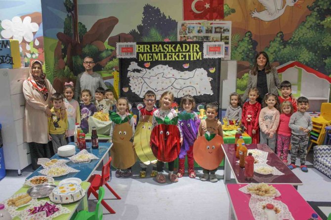 Gündüz Bakım Çocuk Evi’nde Yerli Malı Haftası