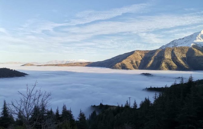 Berit Dağı Sise Büründü