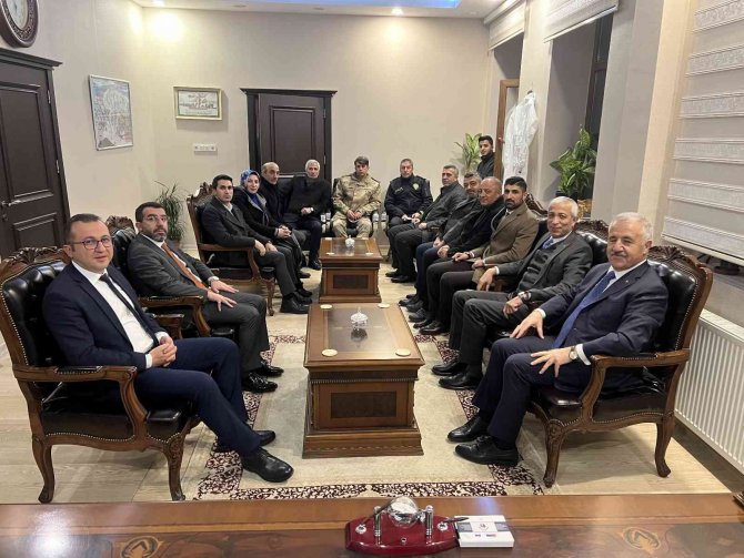 Kars Milletvekilleri Arslan Ve Kılıç, Sarıkamış’ta Ziyarette Bulundu