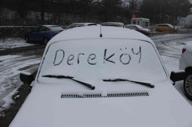 Türkiye-bulgaristan Sınırı Beyaza Büründü