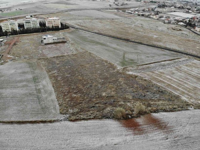 Bahçeli’nin Bağışladığı Arsa Havadan Görüntülendi