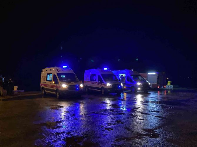 Sinop Açıklarında Kuru Yük Gemisinde Yangın