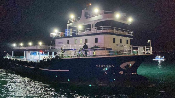 Sinop Açıklarında Kuru Yük Gemisinde Yangın