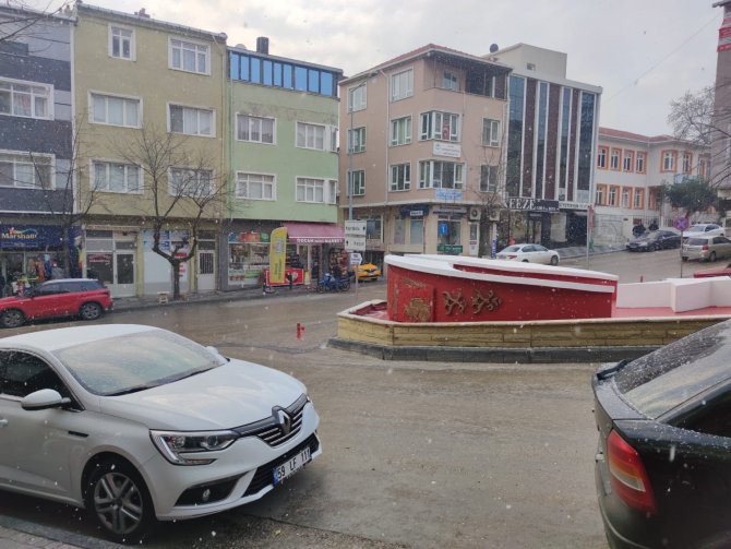Tekirdağ’da Kar Yağışı