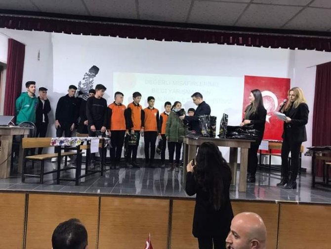 Dereceye Giren Öğrenciler Ödüllendirildi