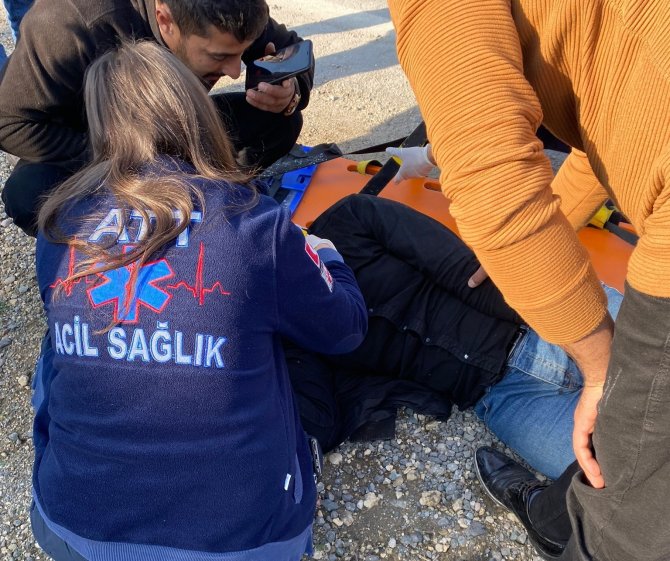 Kontrolden Çıkan Otomobil Takla Attı: 1 Yaralı