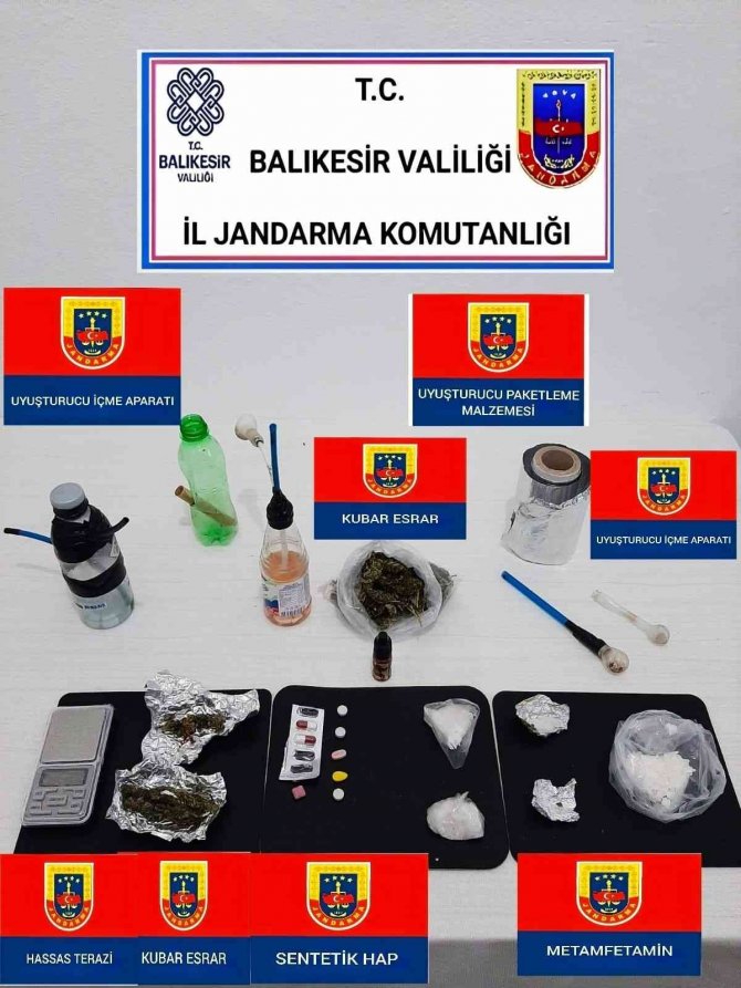 İ̇vrindi Ve Karesi’de Uyuşturucu Operasyonu