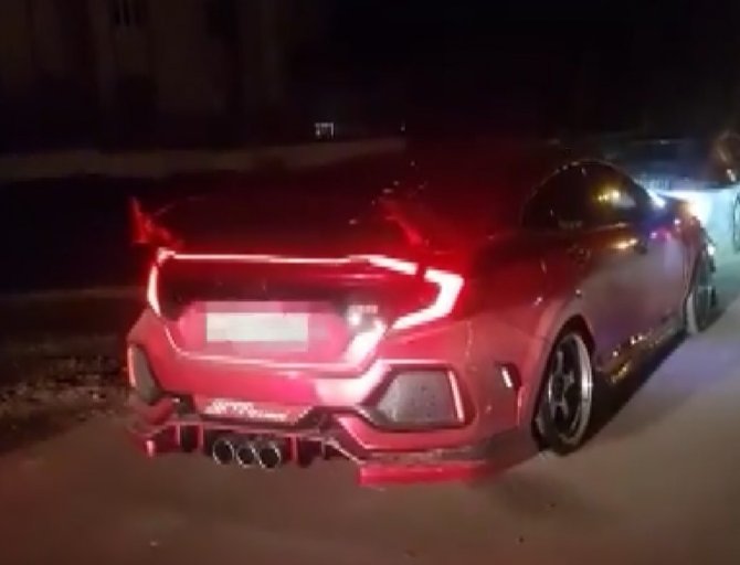 Trafikte Drift Atan Alkollü Sürücünün Ehliyetine El Konuldu