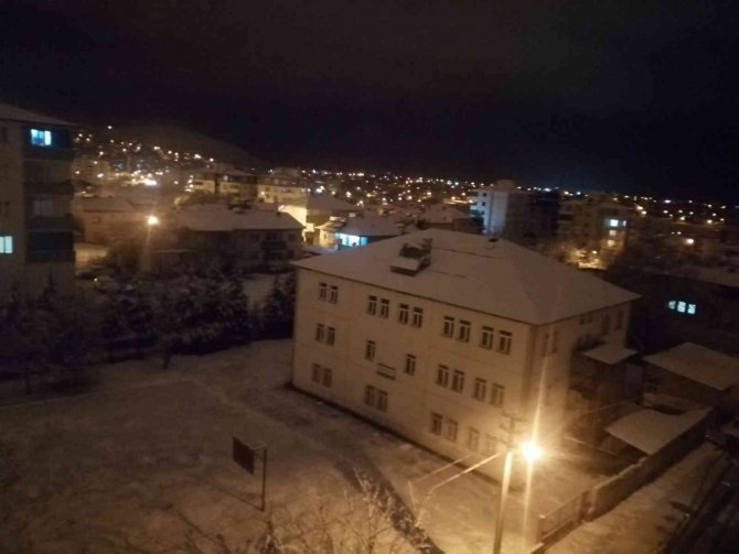 Kahramanmaraş’ın Afşin İlçesinde Eğitime Kar Engeli