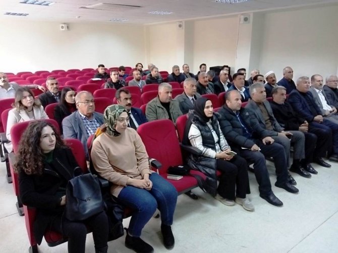 Cizre’de Çiftçilere Yönelik Bilgilendirme Toplantısı